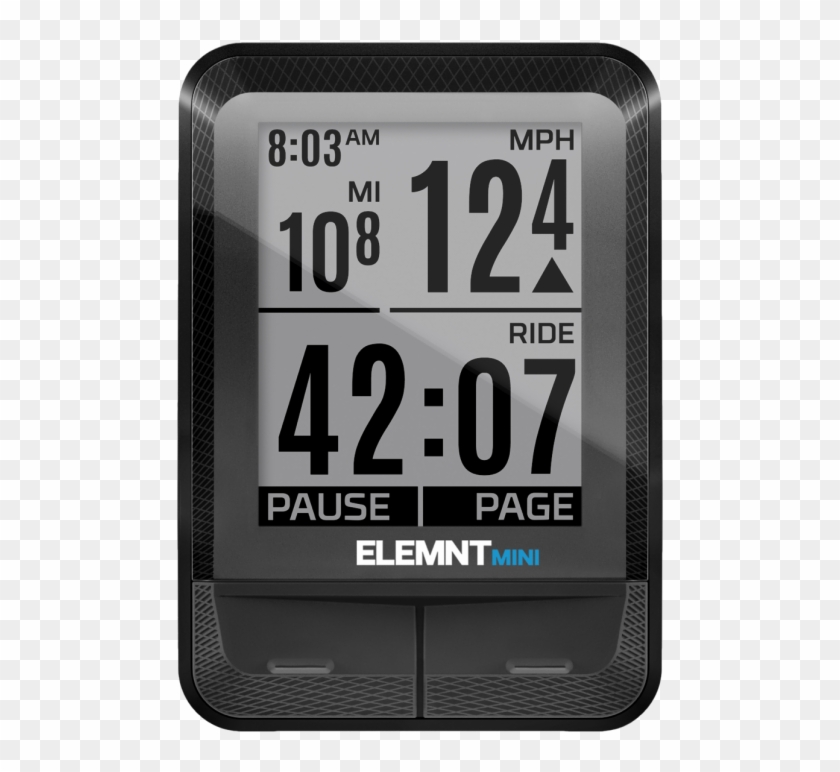 Wahoo Mini Top View - Wahoo Fitness Elemnt Gps Bike Computer Clipart #3669170