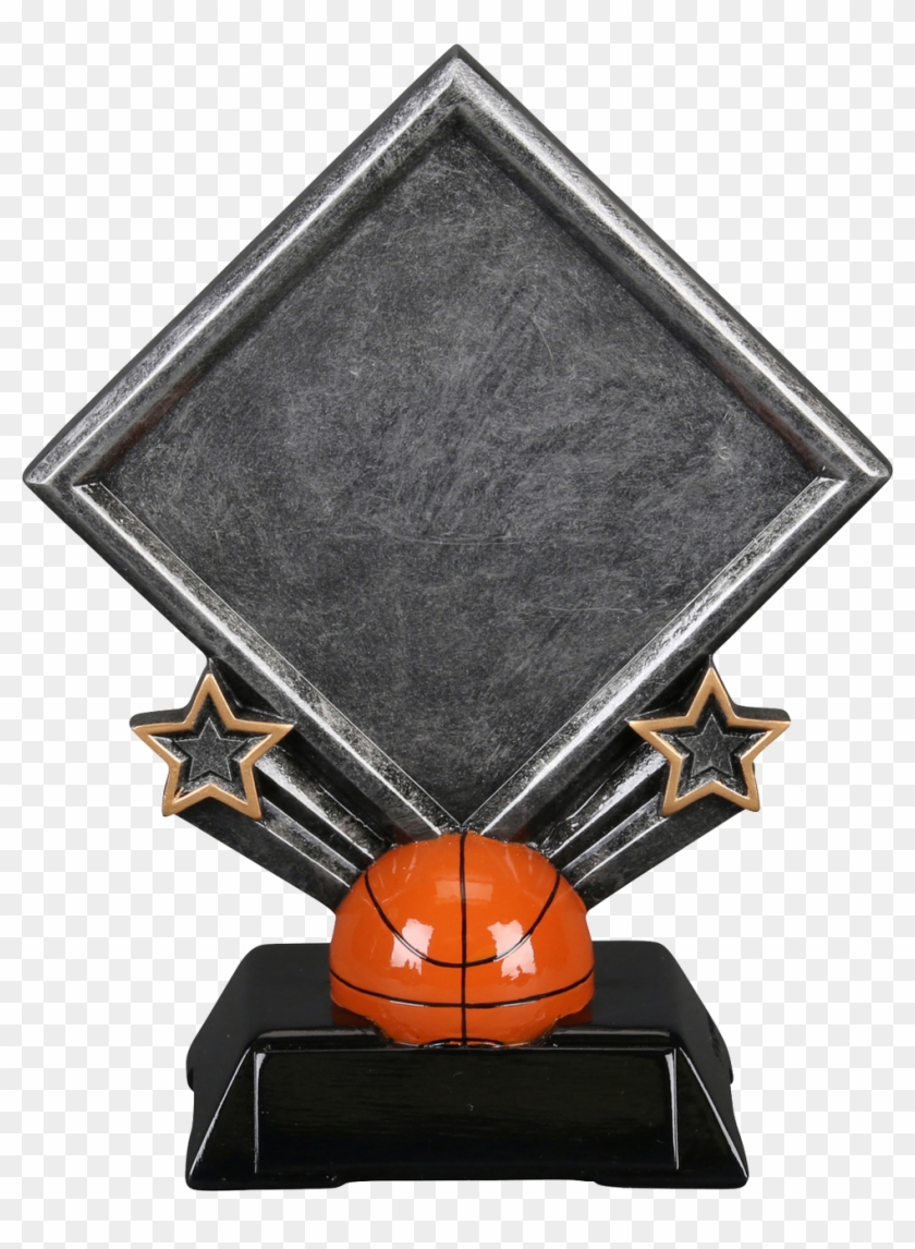 57705gs Basketball Diamond Resin Series 7" Resin Award - Picture Frame Clipart #3669255