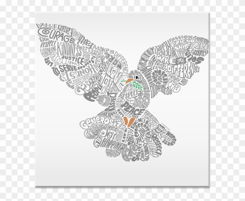 Azulejo Pomba Da Paz De Rafael Bastosna - Png Pomba Da Paz Clipart