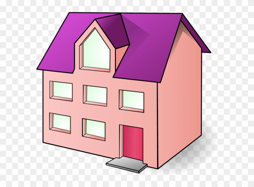 House Pink Cliparts - Non Living Things Clipart - Png Download #3669862