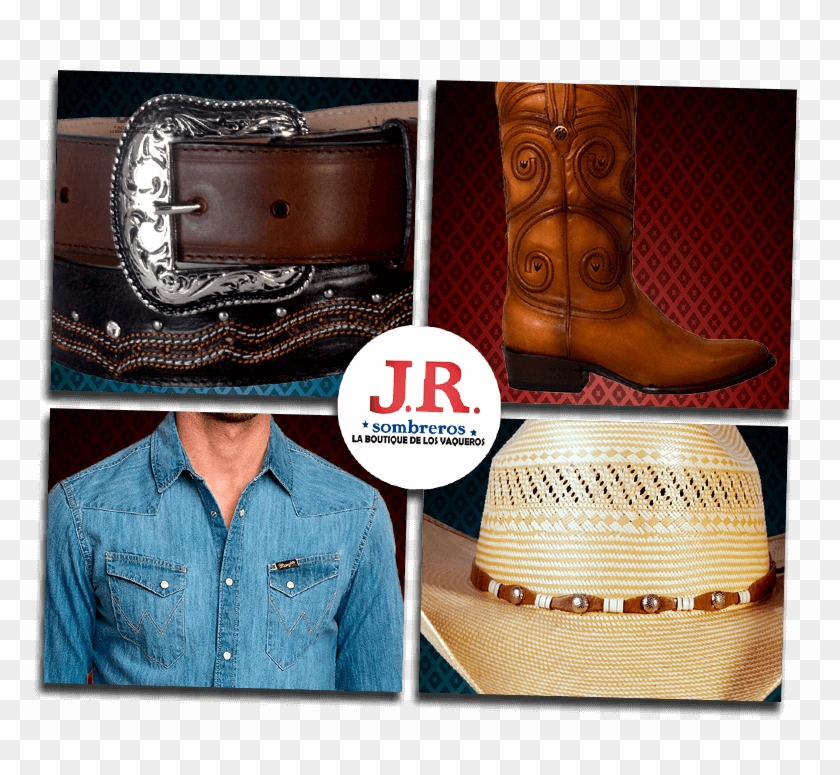 Jr Sombreros - Cinturones - Work Boots Clipart #3669987