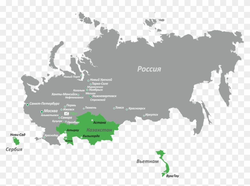 Map - Europe Eurasia Clipart