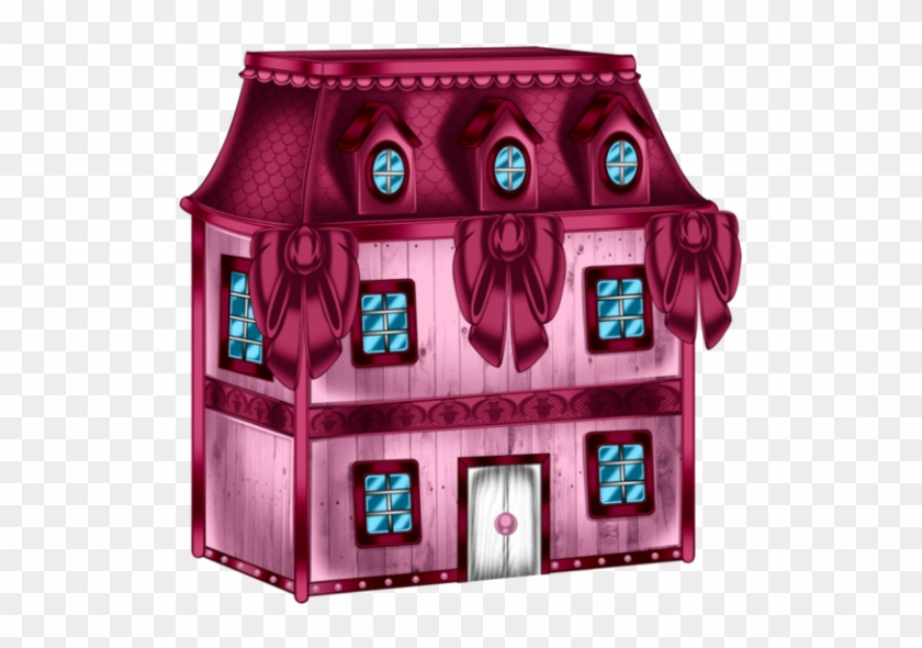 #freetoedit #pink #pinkhouse #dollhouse #house #pinkdollhouse - Toy Clipart