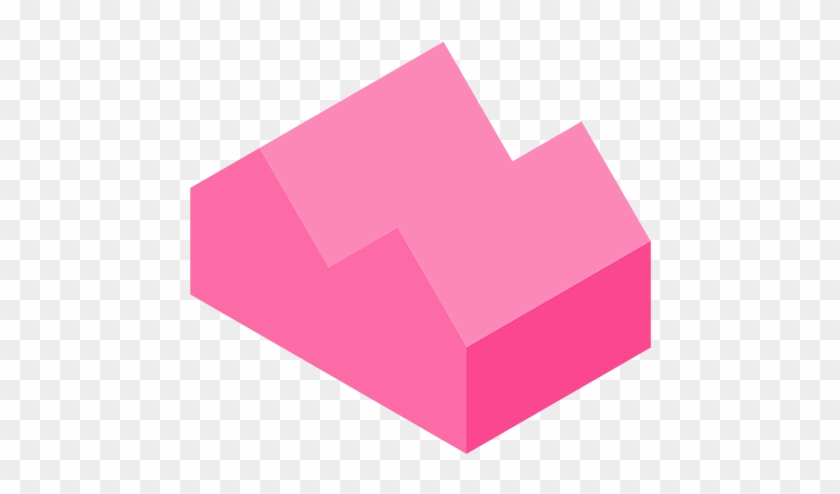 The Twin House Pink - Graphic Design Clipart #3670634