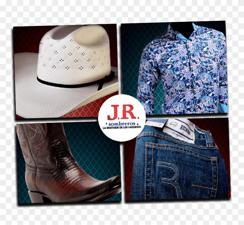 Jr Sombreros - Pantalones Vaqueros - Cowboy Boot Clipart