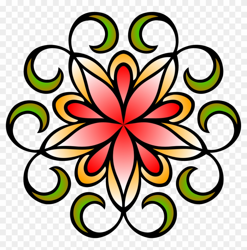 Go To Image - Clipart Abstract Flower Png Transparent Png #3671135