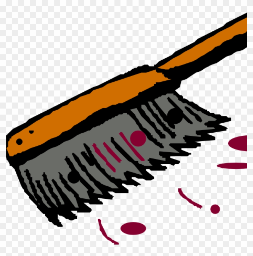 Brush Clipart Brush Clip Art At Clker Vector Clip Art - Hand Brush Clip Art - Png Download #3671293