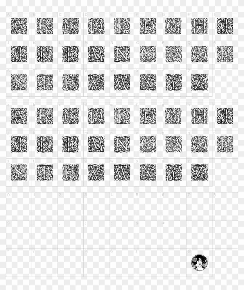 Font Characters - Cabinet Of Roni Horn Clipart