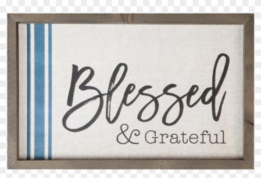 Blessed & Grateful - Happy Birthday Mint Green Clipart