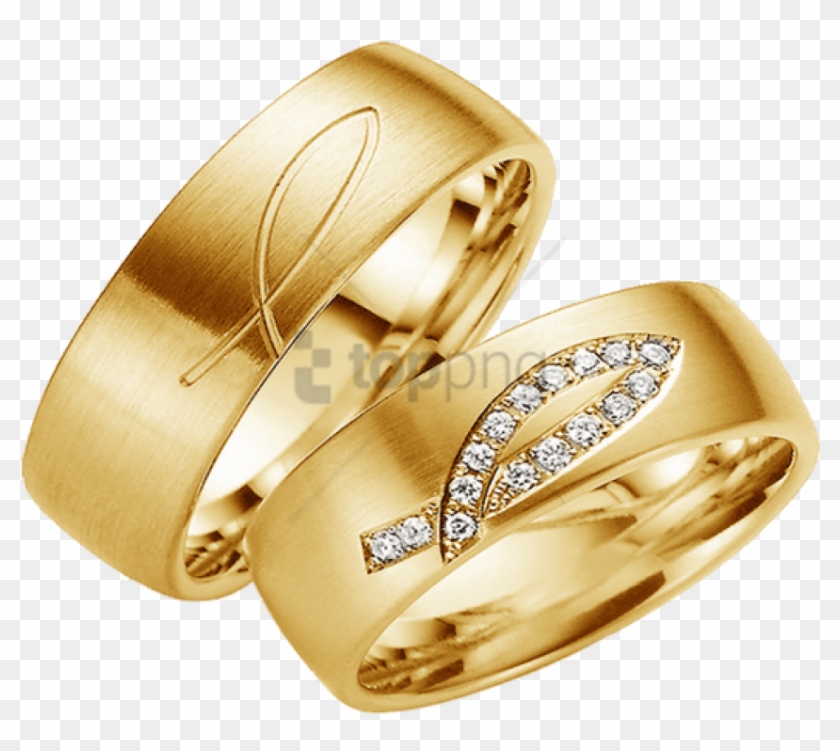 Free Png Argollas De Matrimonio De Oro Y Plata Png - Anillos De Oro Para Matrimonio Clipart