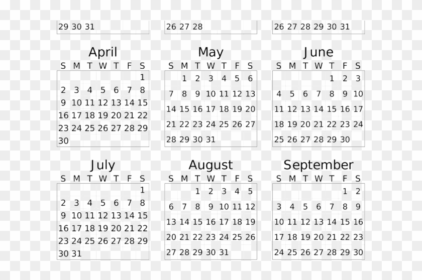 2017 Calendar Png Transparent Images - Calendar Clipart