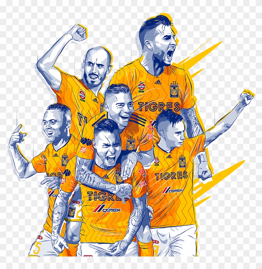 Tecate Somos Futbol Tigres Clipart