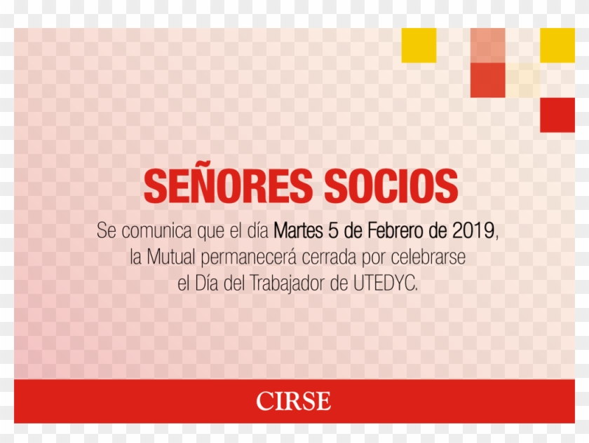 Asueto Por El Día Del Trabajador De Utedyc - Lenovo 3000 G530 Clipart #3672264