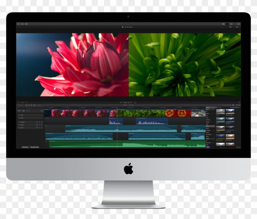 Best Video Editing Software For Mac Photo - Monitors Apple Clipart #3672348