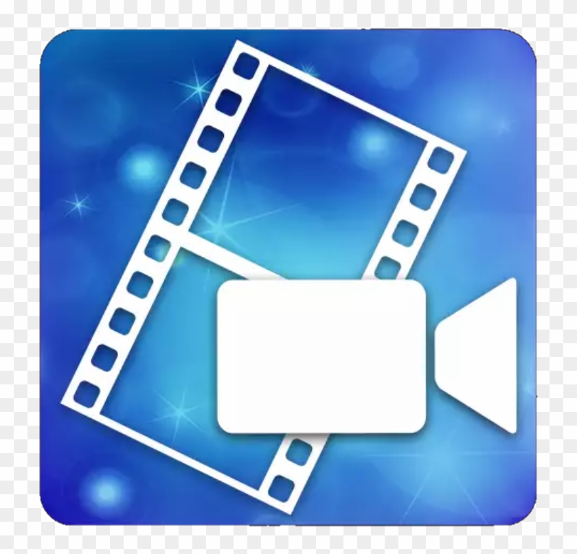 Best Video Editing App List - Logo Power Director Png Clipart #3672417