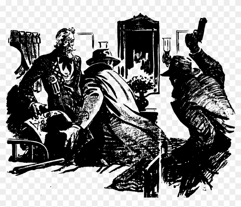 Hold That Tigres By Albert Simmons - Illustration Clipart