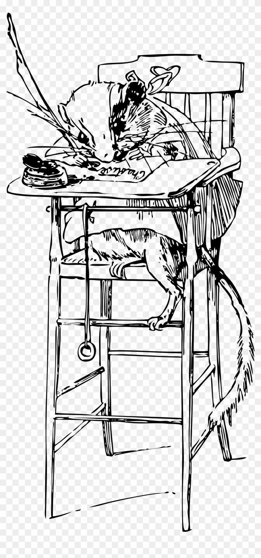 This Free Icons Png Design Of Gerbil In A Chair - Cartoon Clipart