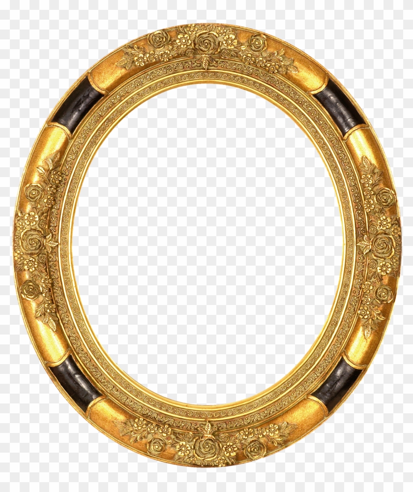 Frame Gold Embossed Antique Png Image - 3d Gold Circle Png Clipart