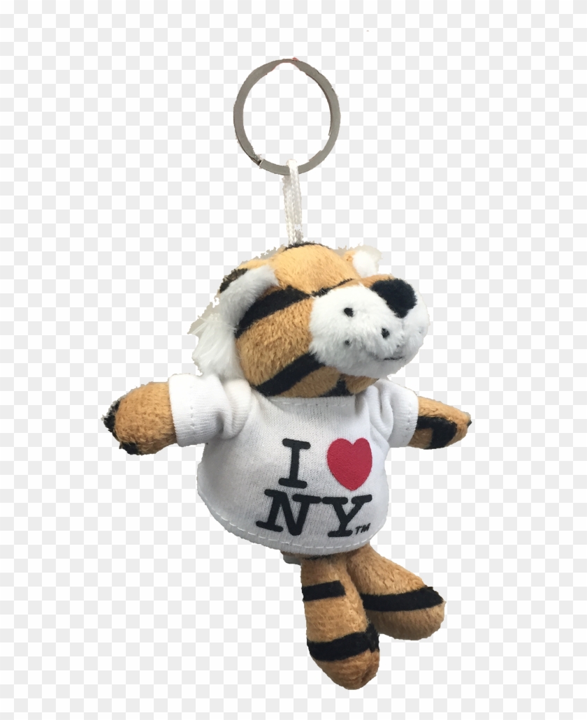Love Ny Tiger Plush Key Chain , Png Download - Love New York Clipart