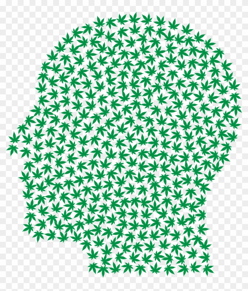 Marijuana Cannabis Head - Graphic Design Social Change Poster Clipart
