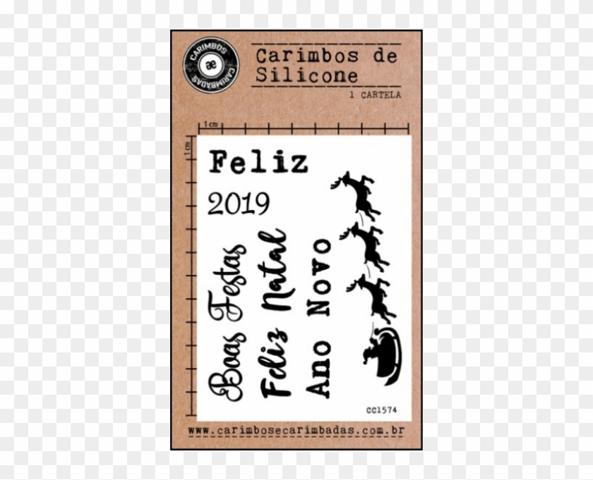 Carimbo De Silicone Carimbos E Carimbadas Coleção Natal - Calligraphy Clipart #3672977