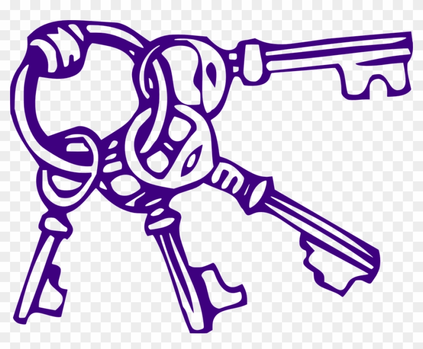 Key Clipart Purple - Do Not Be Discouraged Quote - Png Download