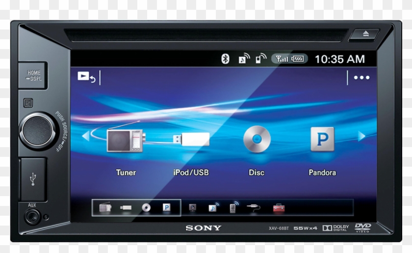 Car Dvd Players & Receivers With Gps - Sony Car Music System Clipart