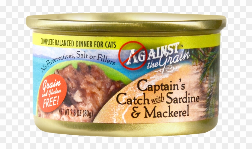 Against The Grain Captain's Catch With Sardine And - Cat Food Clipart #3673539
