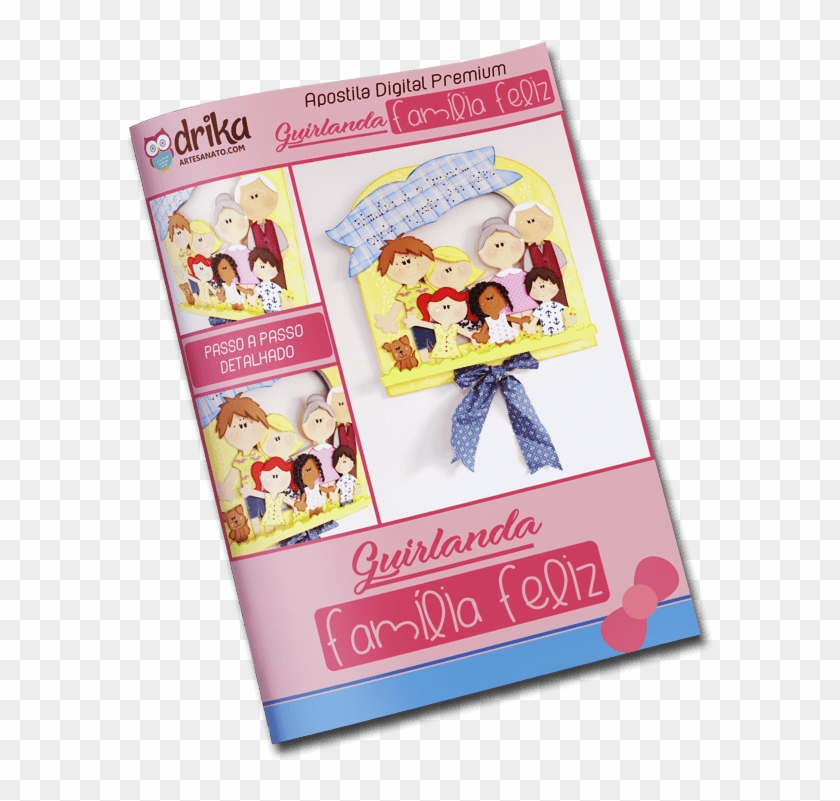 Guirlanda De Eva Família Feliz Mais Bônus - Book Clipart