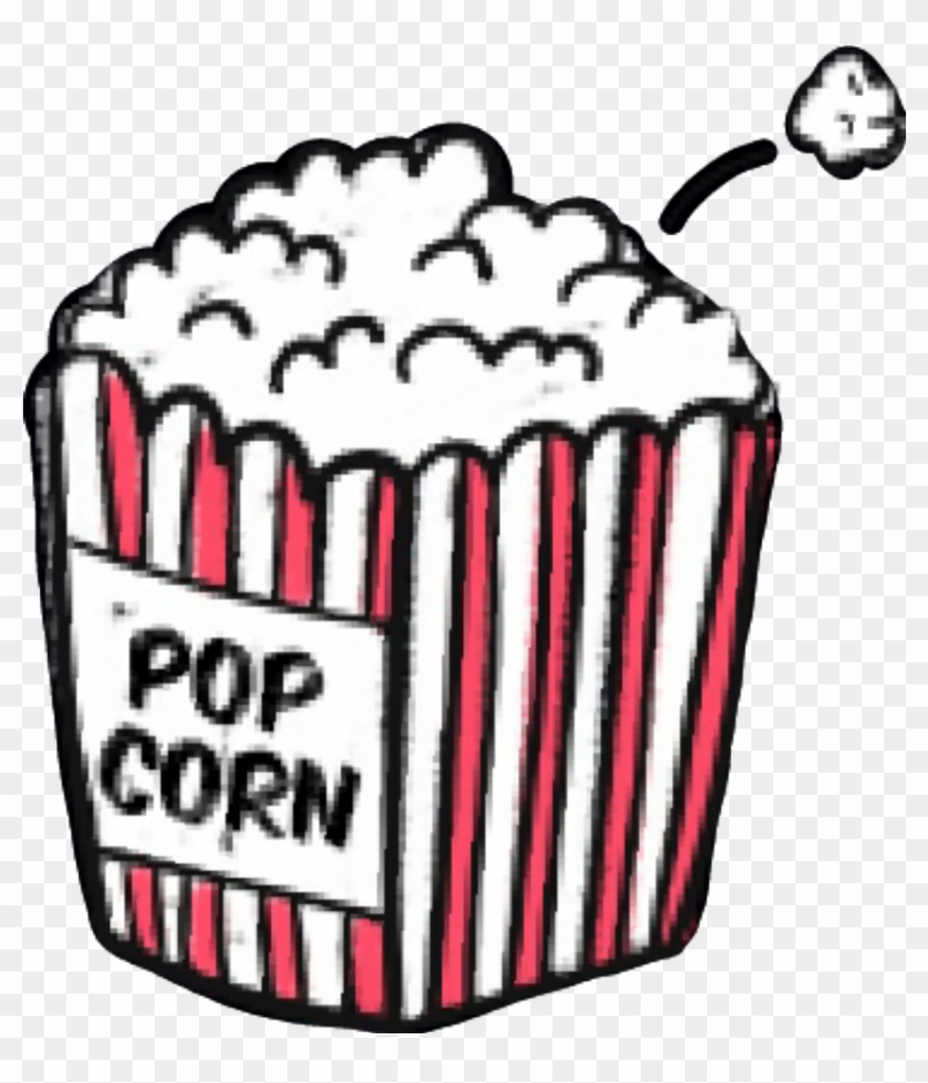 Popcorn Sticker Clipart