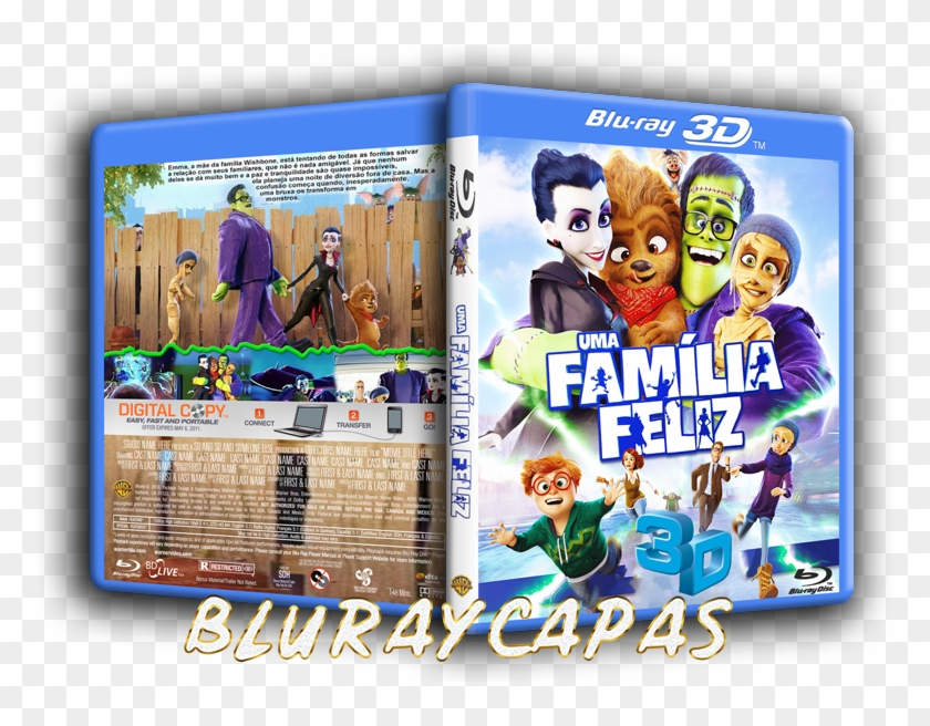 Uma Família Feliz 3d - Happy Family Movie Poster Clipart #3673868