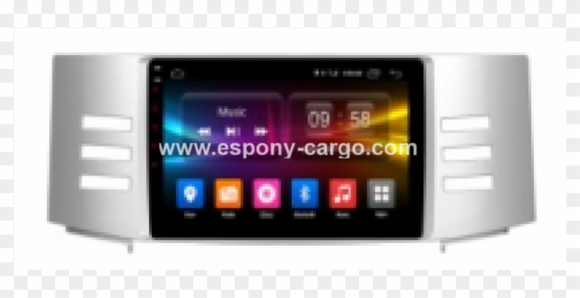 1 Inch Touch Screen Car Audio Player Gps Navigation - Car Clipart