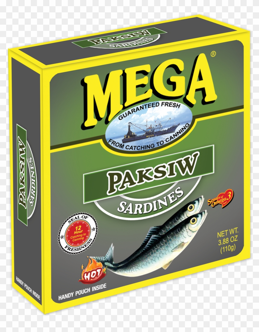 Mega Sardines Paksiw In Pouch 110g - Mega Sardines Clipart