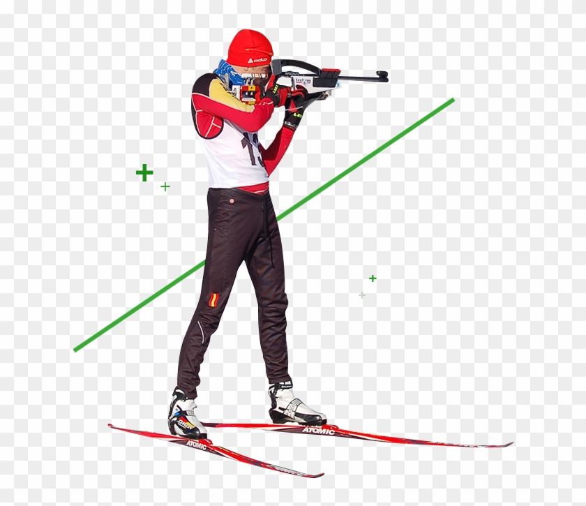 Montaña - Esquí - Biathlon Clipart