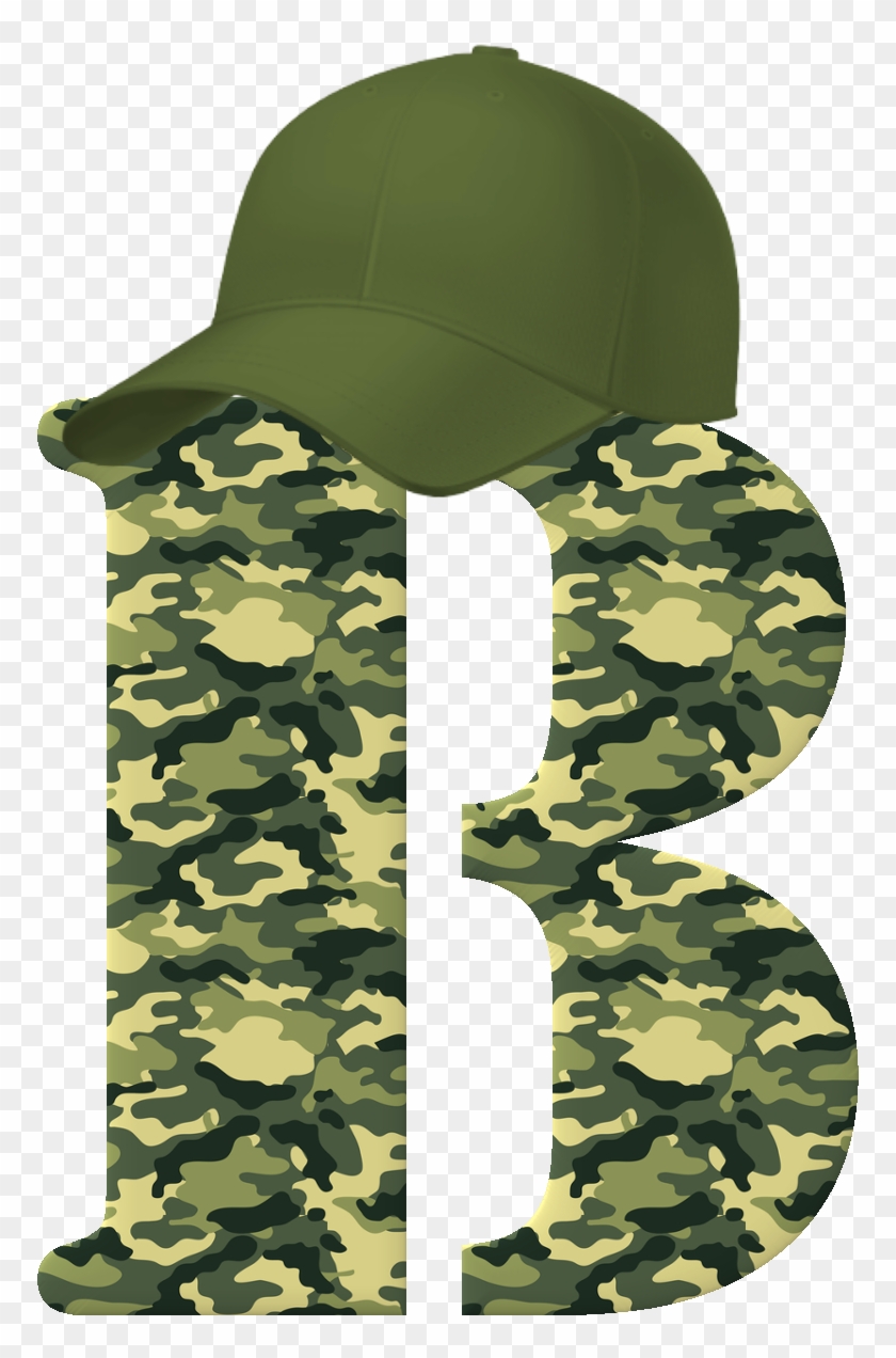 Blindada Por Deus Alfabeto Decorativo Exrcito Png - Military Camouflage Clipart #3674812