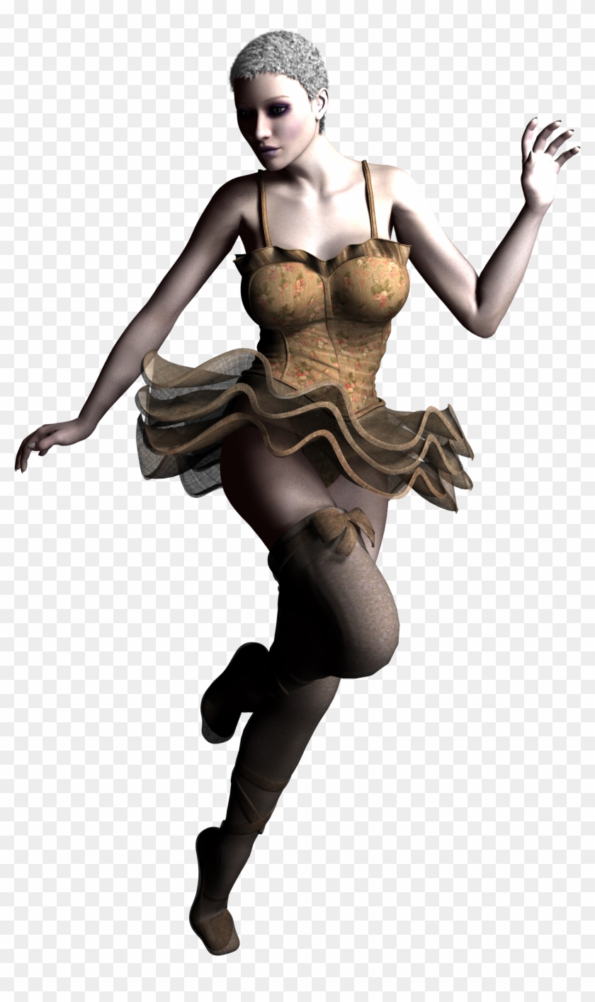 Dancer Woman Tutu Posing 1005369 - Animated Dancing Png Transparent Clipart #3675046