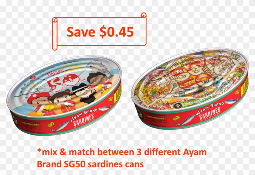 Sardinessg50425g-pro - - Sardine Can Singapore Clipart