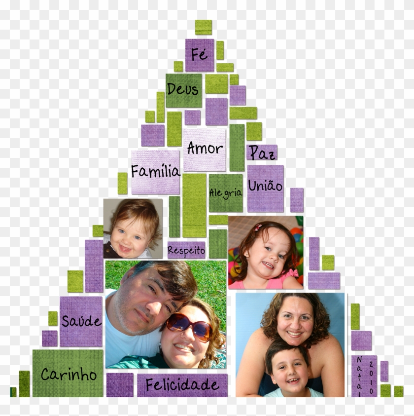 Nossa Família Quer Te Desejar Um Natal Muito Feliz, - Collage Clipart