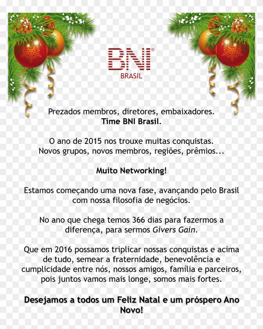 Mensagem De Natal - Strawberry Clipart