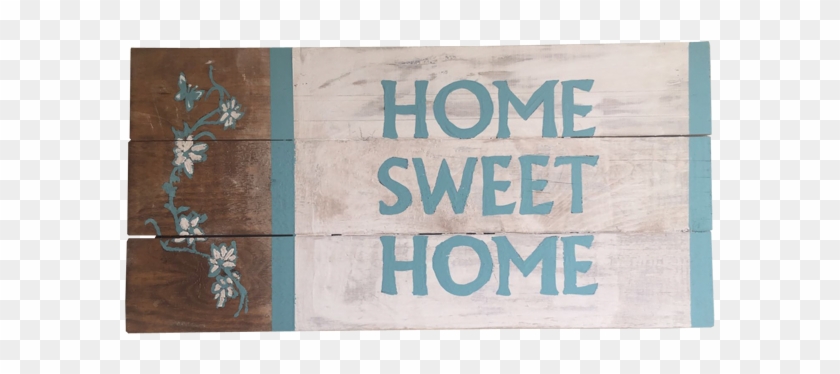 Cartel De Madera Home Sweet Home - Poster Clipart #3675313