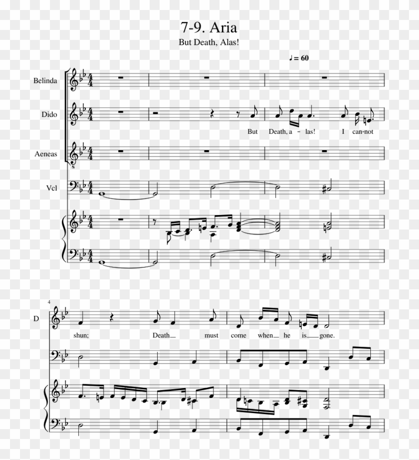 7 9 Solo Dido But Death Alas Piano Tutorial - Greatest Showman Violin Sheet Music Clipart #3675606