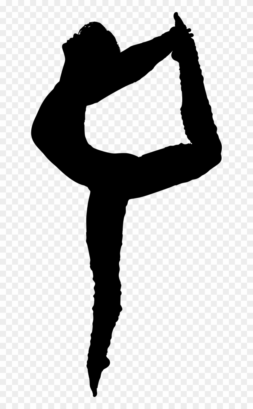 Female Dancer Silhouette Clipart #3675803