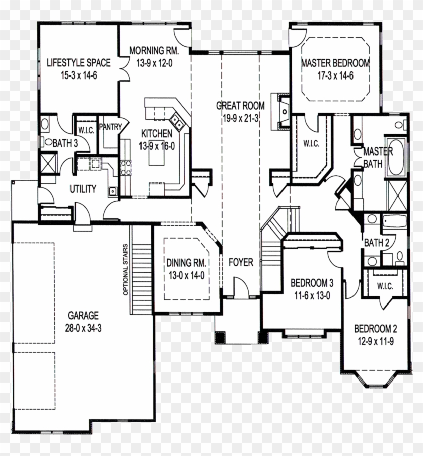 Start Building Your Custom Home With David & Goliath - Floor Plan Clipart #3675804