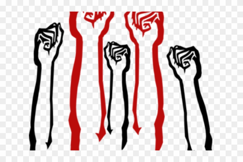 Fists In The Air Png Clipart #3675913