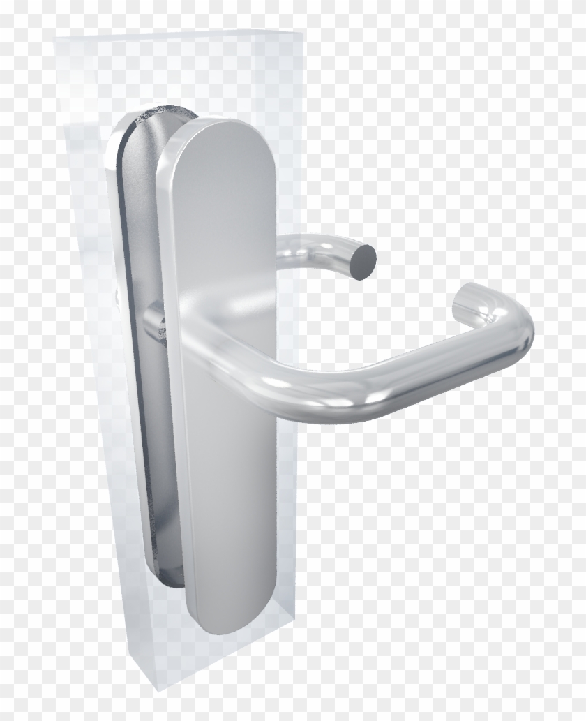 Bricard Tempo Sur Plaque New Wave Pleine - Vehicle Door Clipart