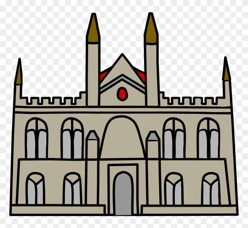 Castle, Medieval, Turrets, Brown, Gray, Red - Castle Clipart #3676834