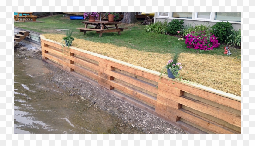 An Example Of A Timber Wall - Split-rail Fence Clipart