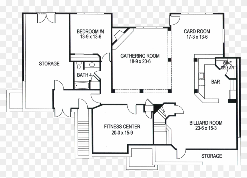 Start Building Your Custom Home With David & Goliath - Floor Plan Clipart