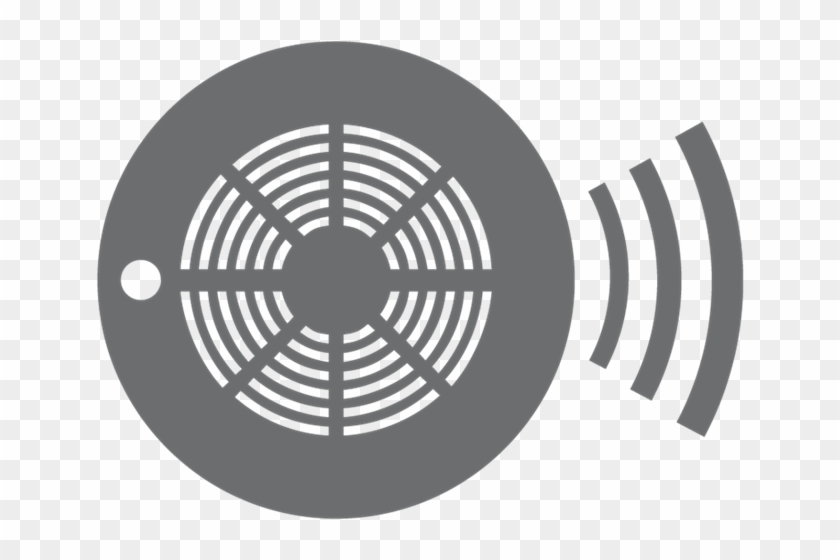 Fire Damage Red Cross Sound The Alarm - Smoke Alarm Logo Clipart
