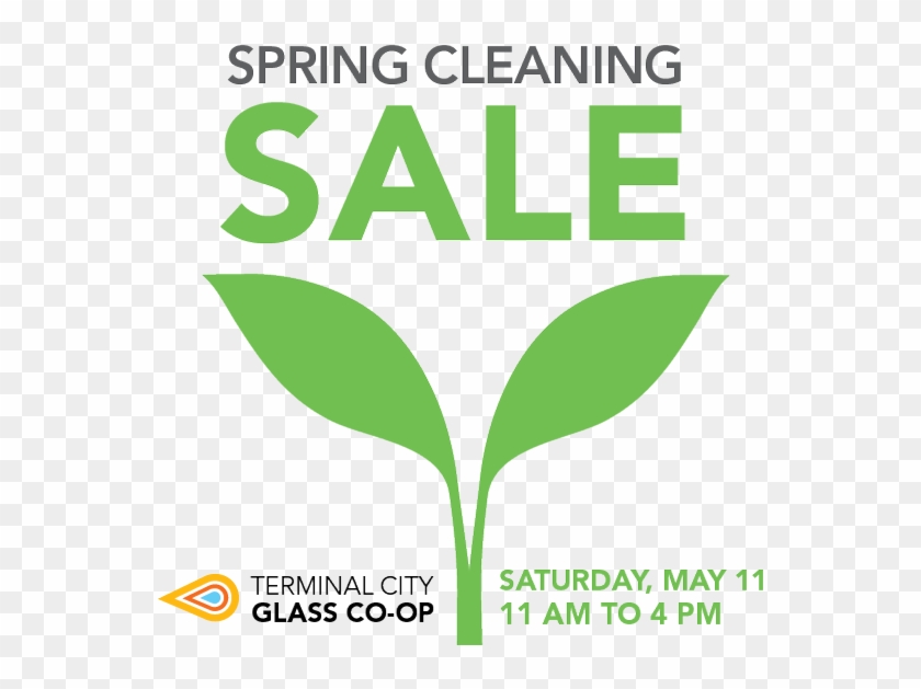 Spring Cleaning Sale Saturday, May - Poster Clipart